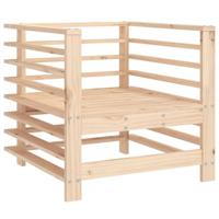 Tuinstoelen 2 st massief grenenhout - thumbnail