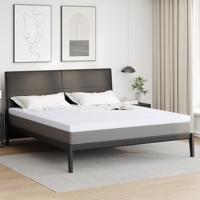 VidaXL Matrastopper wit 200 x 200 cm jacquard stof - thumbnail