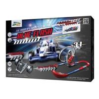 Darda racebaan Blue Flash 6,9 meter blauw/zwart - thumbnail