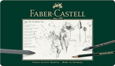 Faber Castell fc-112974 grafietset faber-castell pitt 26-delig