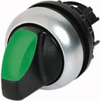 Eaton 216837 M22-WLK3-G Keuzetoets Kunststof frontring Knevel Zwart 1 stuk(s) - thumbnail
