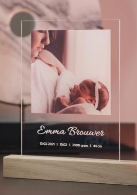 Uniek Hip Kraamcadeau met Naam & Foto