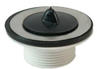 Wiesbaden Riko losse kunststof plug+kett. 5/4&apos;&apos;x60 mm wit - thumbnail