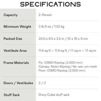 Nemo Dagger OSMO 2P Trekkerstent Birch Bud - thumbnail