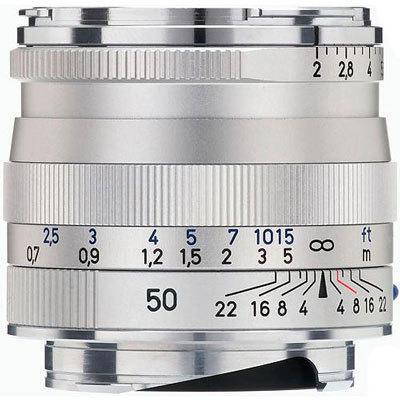 Zeiss 50mm F/2.0 Planar T* zilver ZM (Zeiss-Leica)