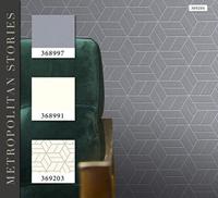 Livingwalls Metropolitan Stories grijs behang | 369204 - thumbnail