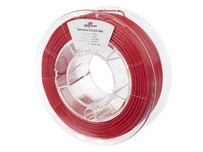 Spectrum Filaments 80252 S-Flex 90A Filament Flexibel filament Flexibel, Chemisch bestendig, Niet-trekkend 1.75 mm 250 g Bloody Red, Rood 1 stuk(s)
