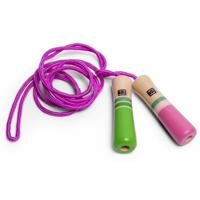 BS Toys springtouw roze met houten handvatten - thumbnail