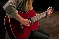 Ortega R121 klassieke gitaar wijnrood met gigbag - thumbnail