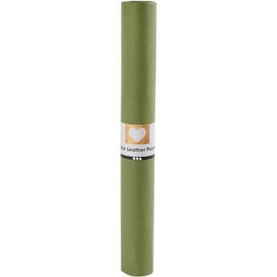 Creativ Company Faux leather papier, b: 50 cm, unikleurig, 350 gr, groen, 1 m/ 1 rol