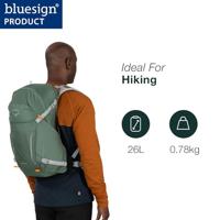 Osprey Hikelite 26 Rugtas Purple Ink/Purple Dusk/Cheddar Orange 26L - thumbnail