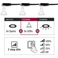 Paulmann 28785 LED-inbouwlamp Energielabel: G (A - G) GU10 19.5 W Wit - thumbnail