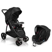 Little World Kinderwagen 2-in-1 Convoy Zwart - thumbnail