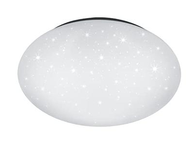 Trio PlafonnièrePaolo 37cm wit met stereffect - 686014000