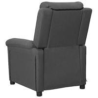 Massagestoel stof donkergrijs - thumbnail