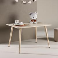 Nohr Kindertafel 'Austina' 80 x 60cm, kleur Whitewash - thumbnail