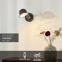 Lucide HONORE - Wandlamp - 1xE14 - Roest bruin - thumbnail