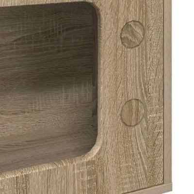 Kattenhuis Sonoma 51 x 30 x 52 cm Bewerkt hout