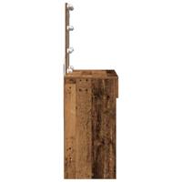 Kaptafel met lade Oud Hout 100 x 40 x 130 cm Bewerkt hout - thumbnail