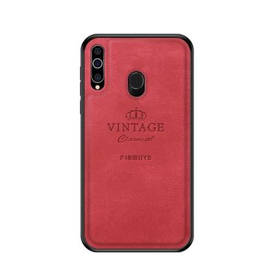 PINWUYO schokbestendige waterdichte volledige dekking PC + TPU + huid beschermhoes voor Galaxy A60 (rood)