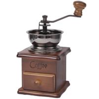 Handmatige koffiemolen hout Stand Bowl antieke Hand koffieboon Grinder - thumbnail