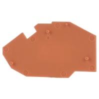 WAGO 782-317 Afsluit- en scheidingsplaat Oranje 100 stuk(s) - thumbnail