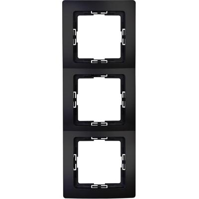 KOPP Paris HK05 3-voudig Afdekraam Mat Zwart - Stijlvol en Duurzaam