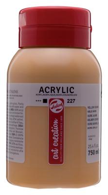 Talens Art Creation acrylverf flacon van 750 ml, gele oker