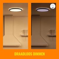 WiZ Slimme plafonnièreSuperSlim Ø 55cm - zwart - 929003227001 - thumbnail