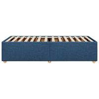 Bedframe zonder matras 90x200 cm stof blauw - thumbnail