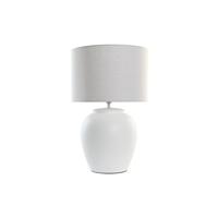 Bureaulamp DKD Home Decor Wit Porselein 25 W 50 W 220 V 38 x 38 x 58 cm - thumbnail