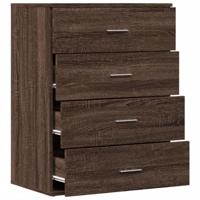 Dressoir 60x39x80 cm bewerkt hout grijs sonoma - thumbnail
