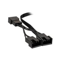 Y-kabel PC-ventilator [1x PC-ventilatorbus 4-polig - 3x PC-ventilatorbus 4-polig] 0.35 m Zwart Kolink - thumbnail