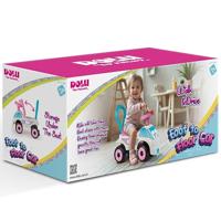 Dolu loopauto roze/wit - thumbnail
