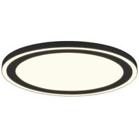 Ronde LED Plafondlamp 29W. Mat Zwart. Warm Wit 3000K. Kunststof - thumbnail