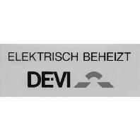 Danfoss 19805845 19-805845 Typeplaatje Geel