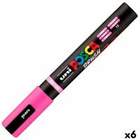 Markeerstift BRUSH POSCA PC-5BR Roze (6 Stuks) - thumbnail