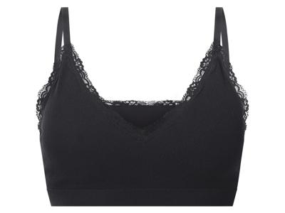 ESMARA Dames bustier met kant (Zwart, S (36/38)) ESMARA Dames bustier met kant (Zwart, S (36/38))