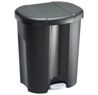 Rotho trio afvalemmer 10l + 2x15l zwart - thumbnail
