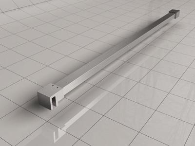 Wiesbaden Stabilisatiestang 120 cm Geborsteld Staal