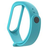 Xiaomi Mi band 3 / 4 / 5 / 6 / 7 bandje OneColor - Licht blauw - thumbnail