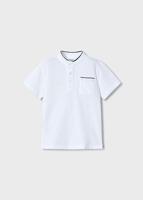 Mayoral Zomer polo shirt S/S jongens - wit - thumbnail