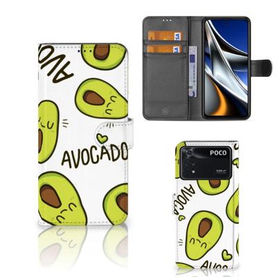 Xiaomi Poco X4 Pro 5G Leuk Hoesje Avocado Singing Xiaomi Poco X4 Pro 5G Leuk Hoesje Avocado Singing
