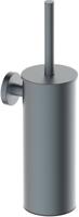 Saqu Nemo toiletborstel met houder 9,2x12x35,2cm gunmetal - thumbnail