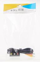 TechniSat Jack Cinch/SCART adapterset voor TechniSat receiver (geschikt voor TECHNISTAR S5, TECHNISTAR S6, DIGIPAL T2 DVR, DIGIT S3 DVR en andere apparaten) zwart - thumbnail