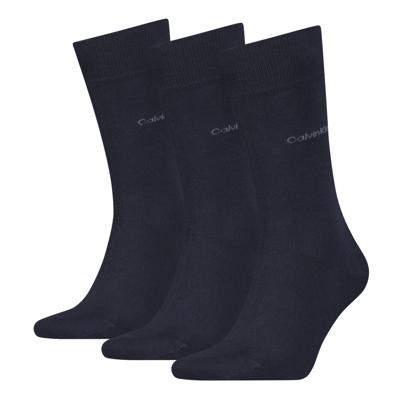 Calvin Klein Heren Sokken Classic 3-pack Navy-One Size (40-46)