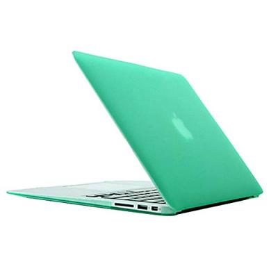 MacBook Air 13.3 inch Frosted structuur hard Kunststof Hoesje / Case (groen)