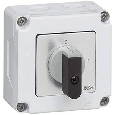 BACO NB02AGQ Lastscheidingsschakelaar 16 A 1 x 90 ° Grijs, Zwart 1 stuk(s) Piece
