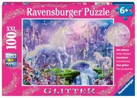 Ravensburger Legpuzzel xxl koninkrijk van de eenhoorns, 100st. - thumbnail