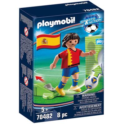 Playmobil 70482 Sports and Action Voetbalspeler Spanje Playmobil 70482 Sports and Action Voetbalspeler Spanje